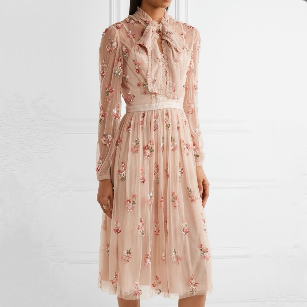 Needle & Thread Embellished Tulle Dress